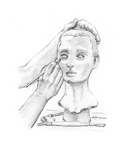 Portrait modellieren